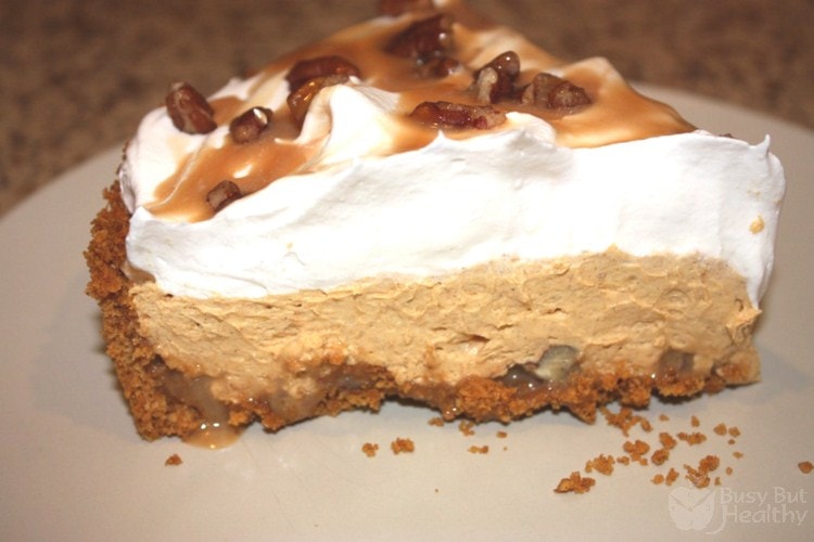 Healthy & Adaptable No-Bake Turtle Pumpkin Pie: Vegan Options